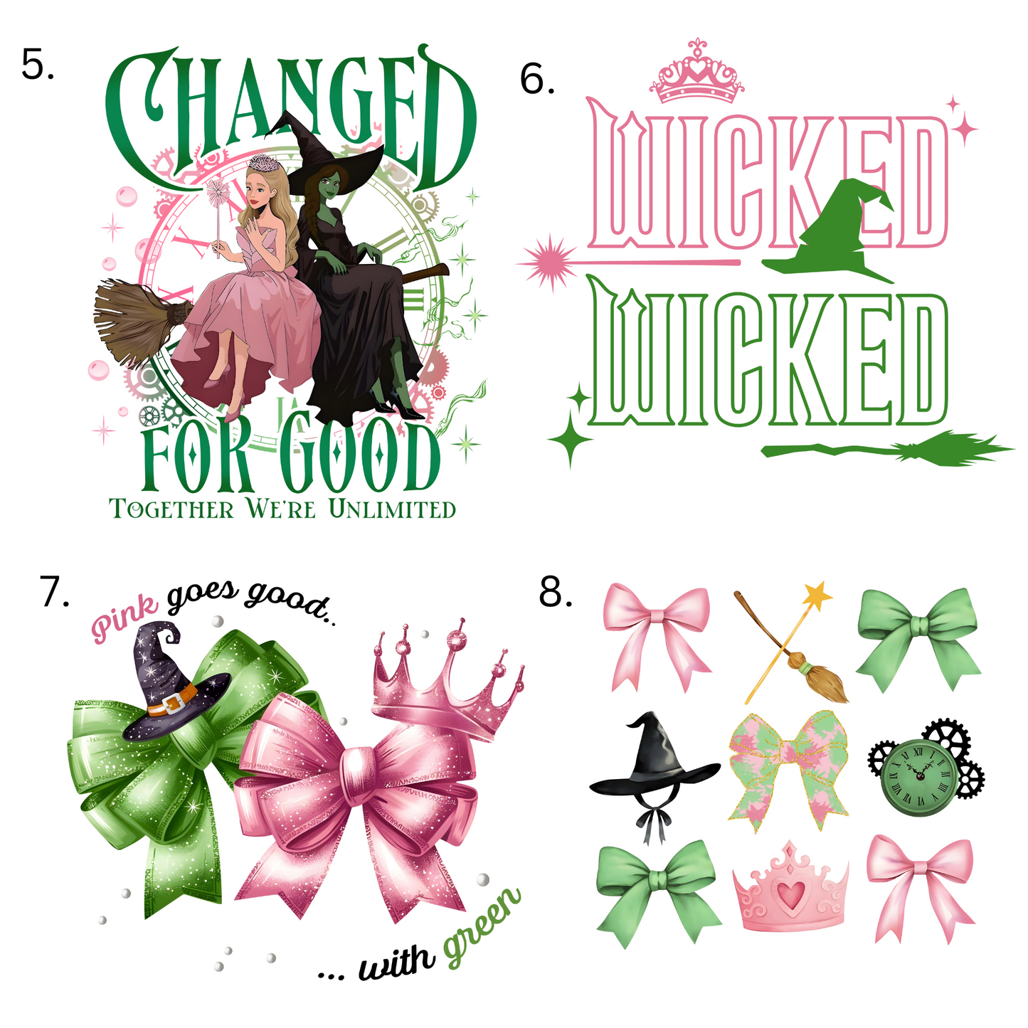 Wicked Sweatshirts - Various Designs Available - Kids and Adult Sizes