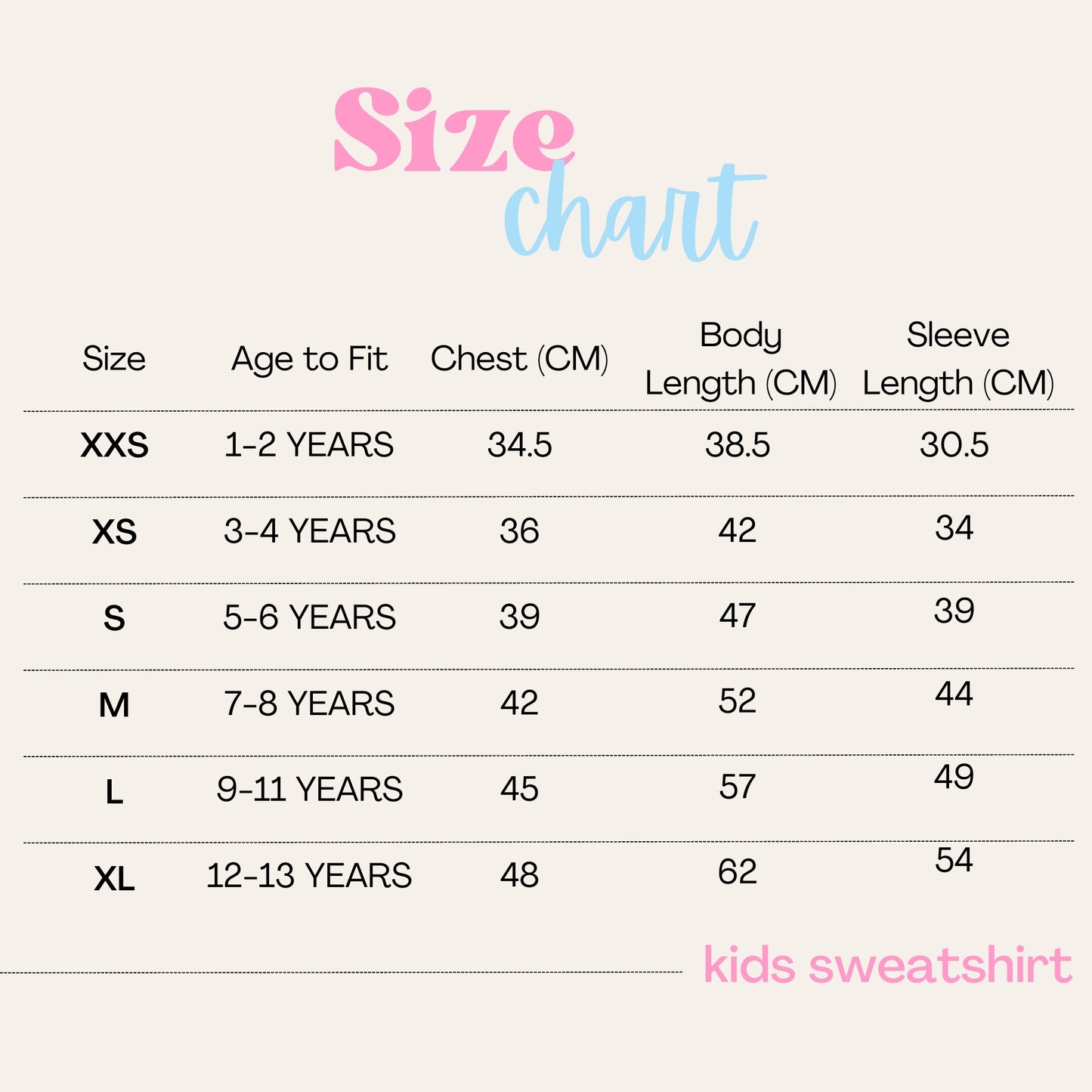 Build Your Own Kids Sweatshirt (Sizes 1-13 Years)