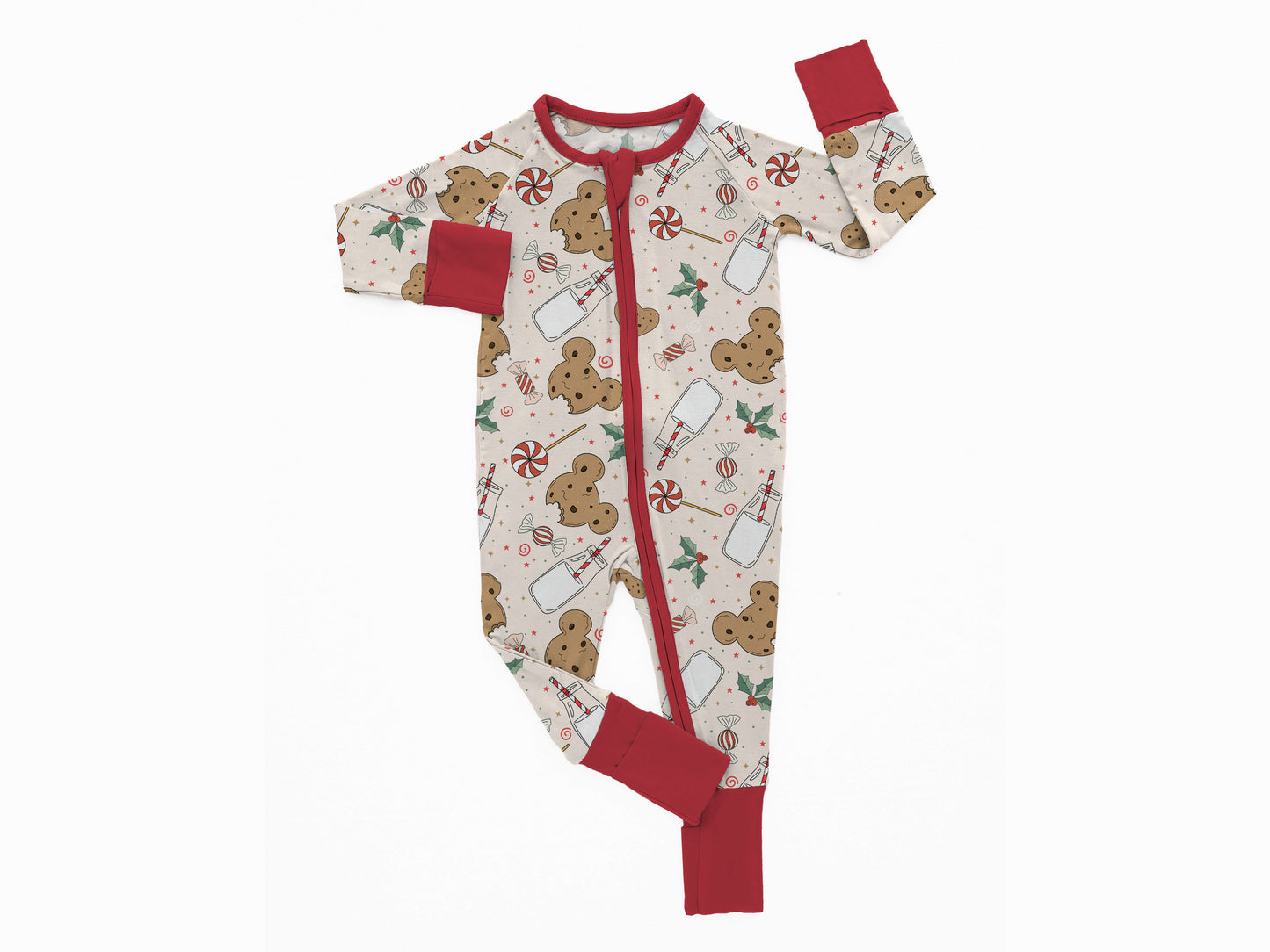 Cookies and Milk Baby Sleepsuit