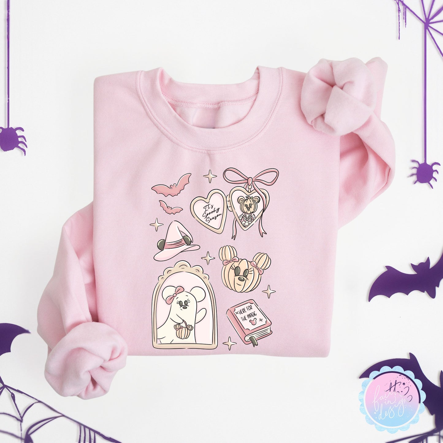 Pink Pretty Ghosts Sweatshirt