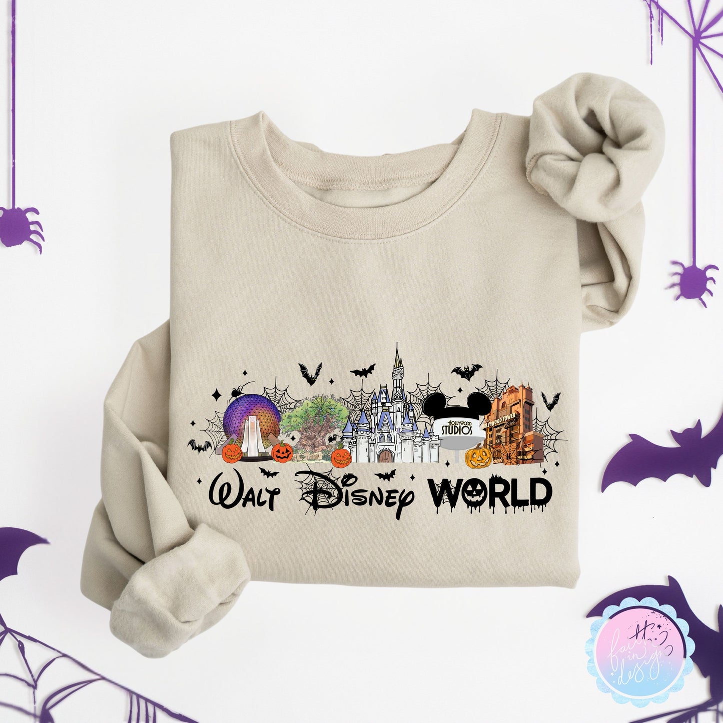 Halloween Walt Disney World Attractions Sweatshirt
