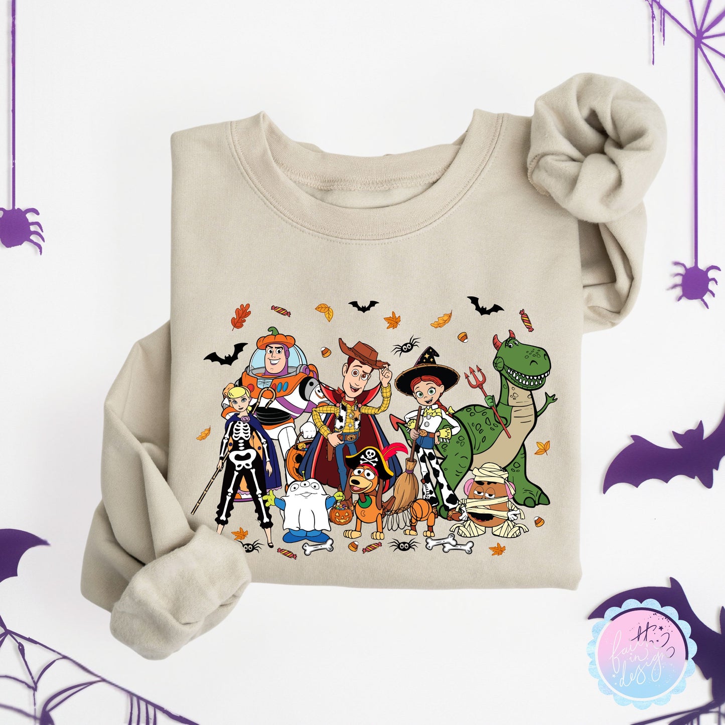 Halloween Toy Friends Friends Sweatshirt