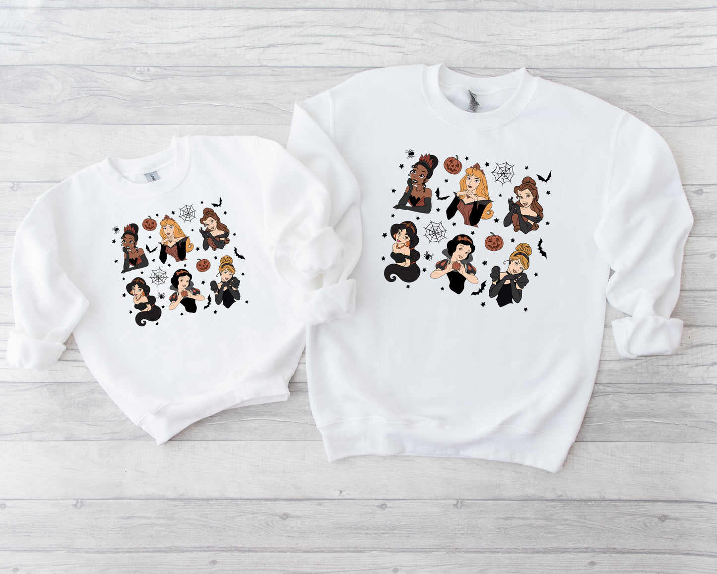 Pumpkin Princesses White Sweatshirt - Kids and Adult Sizes