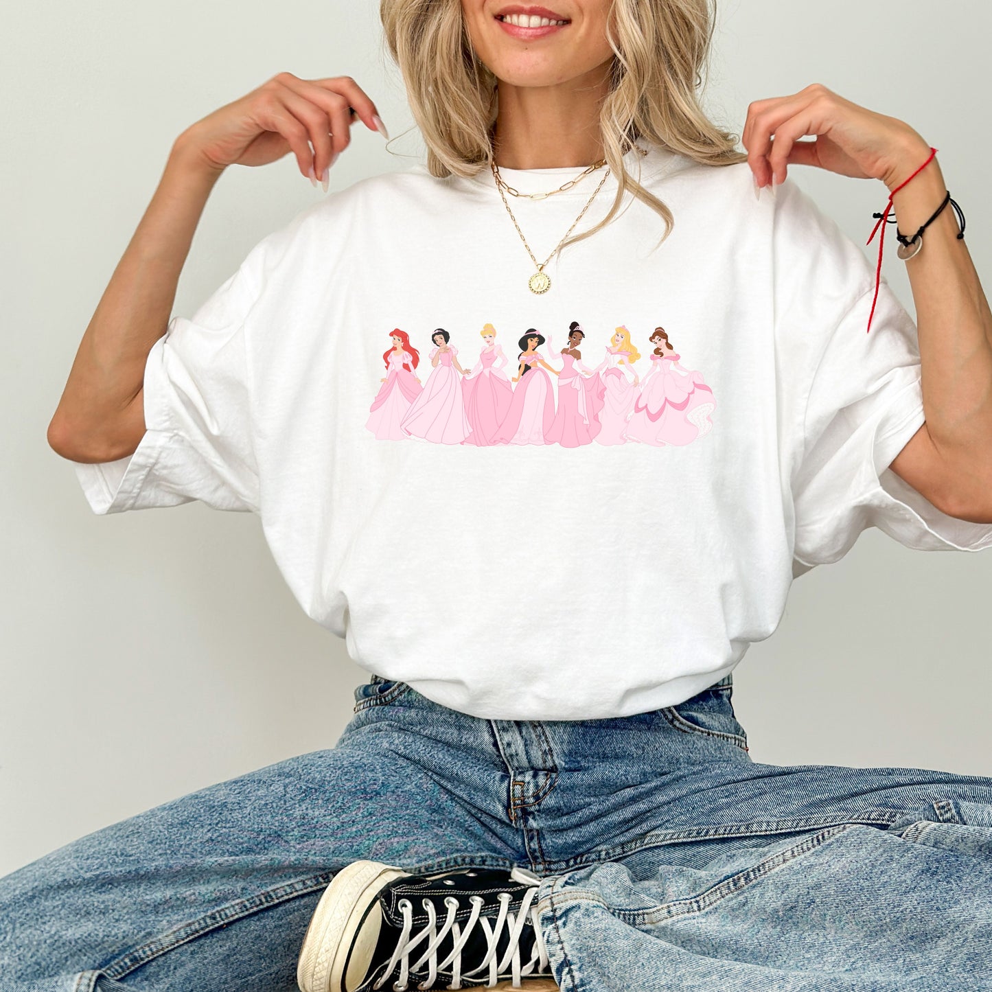 Adult's Pink Princesses T-Shirt