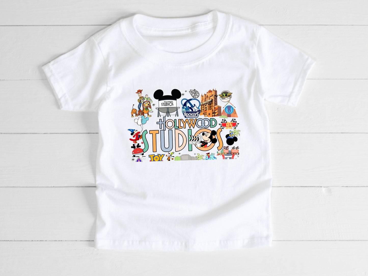 Hollywood Studios Kids T-Shirt: Multiple Colours