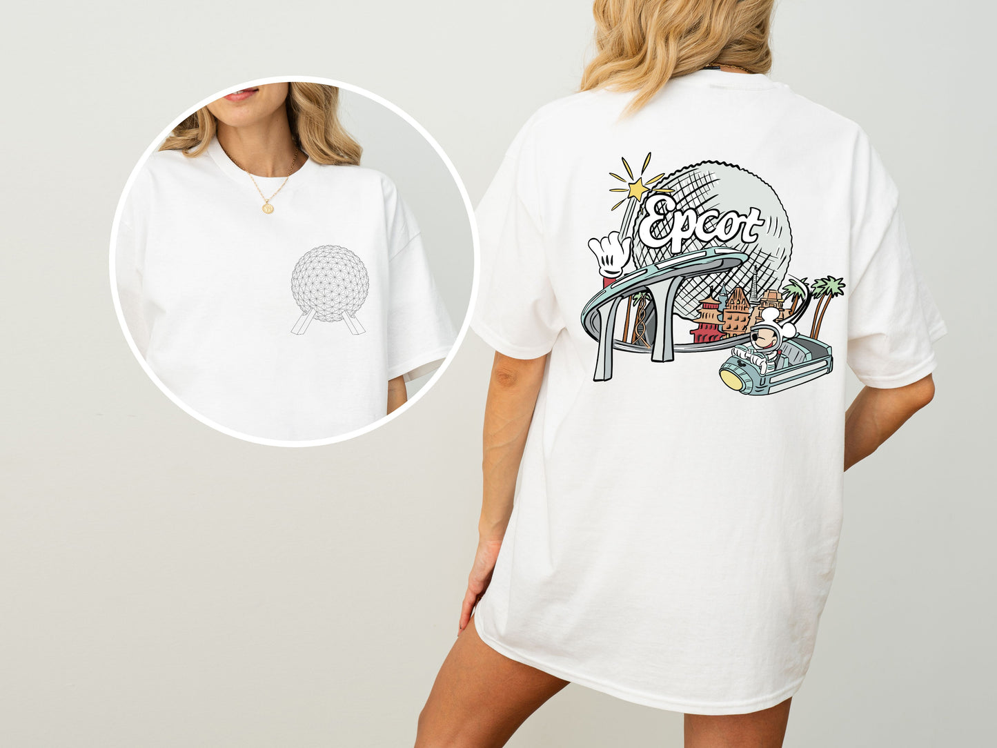Epcot Double Sided Print T-Shirt