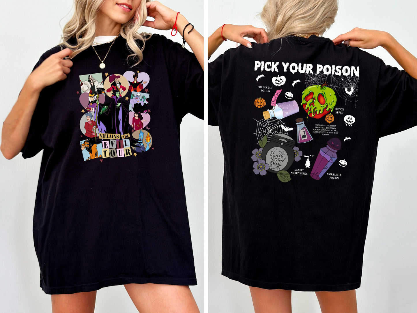 HALLOWEEN 2024: The Evil Tour/Pick Your Poison Adult T-Shirt