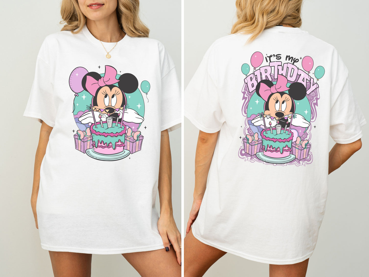 'It's My Birthday' Minnie Mouse T-Shirt: Adult Sizes
