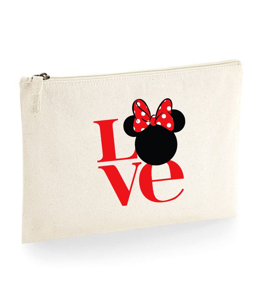 Love Minnie Mouse Ears Grab Pouch - Fits iPad!