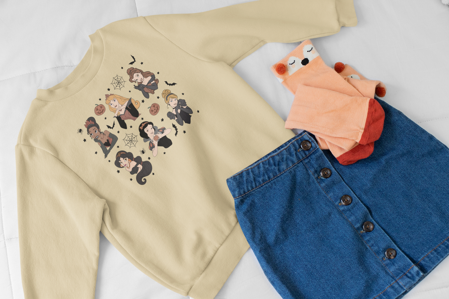 HALLOWEEN 2024: Pumpkin Princesses Kids Sweatshirt