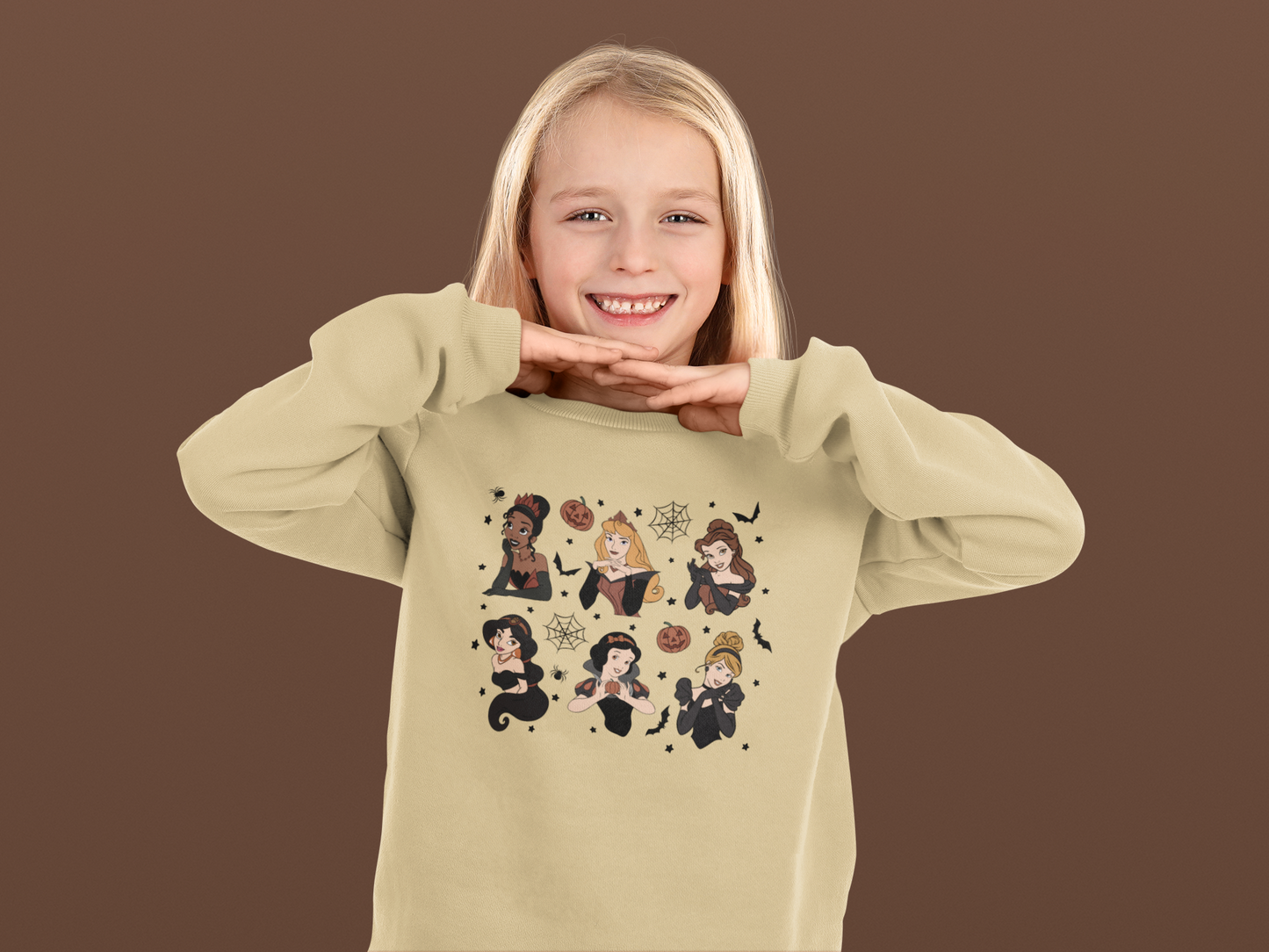 HALLOWEEN 2024: Pumpkin Princesses Kids Sweatshirt