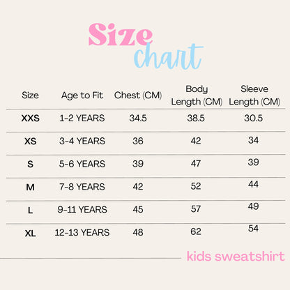 Build Your Own Kids Sweatshirt (Sizes 1-13 Years)