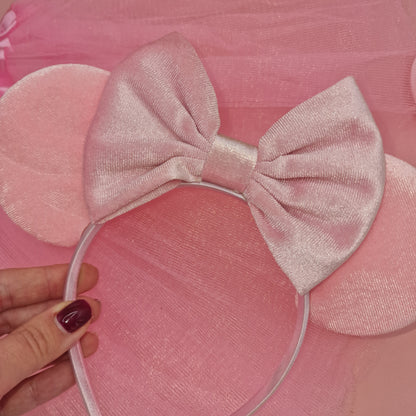 Pink Velvet Mouse Ears