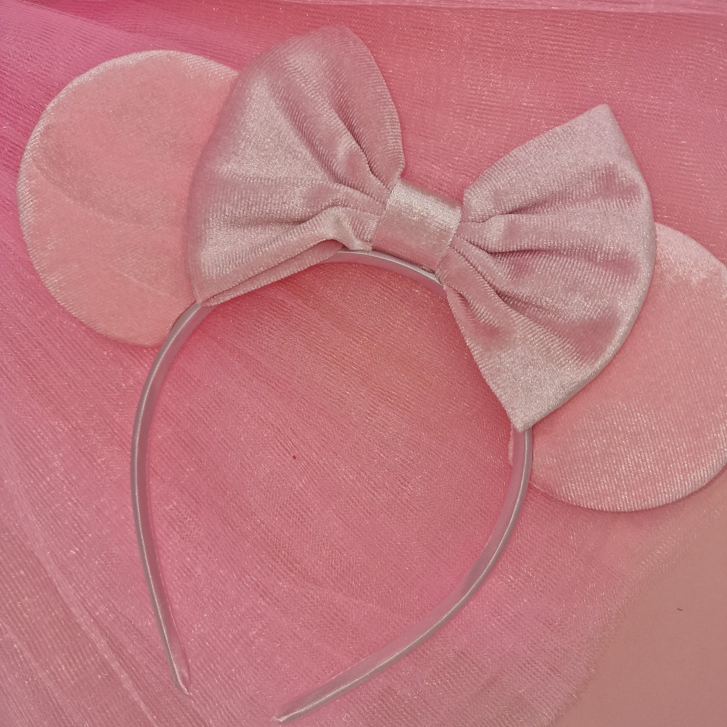 Pink Velvet Mouse Ears