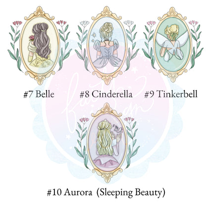 Build Your Own Princess T-Shirt (Lots of princesses and colours to choose from!)
