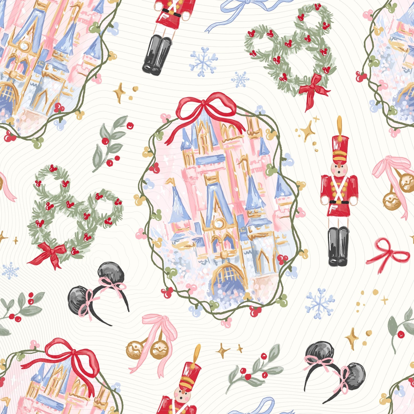 PRE-ORDER ONLY: Magical Christmas Castle Pyjamas: Kids and Adult Sizes