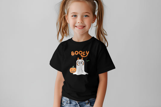 HALLOWEEN 2024: Booey Ghost Kids T-Shirt