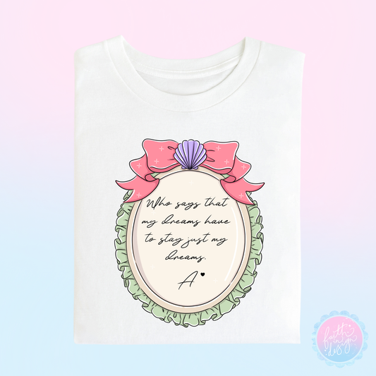 Ariel (My Little Mermaid) Frame Quote T-Shirt