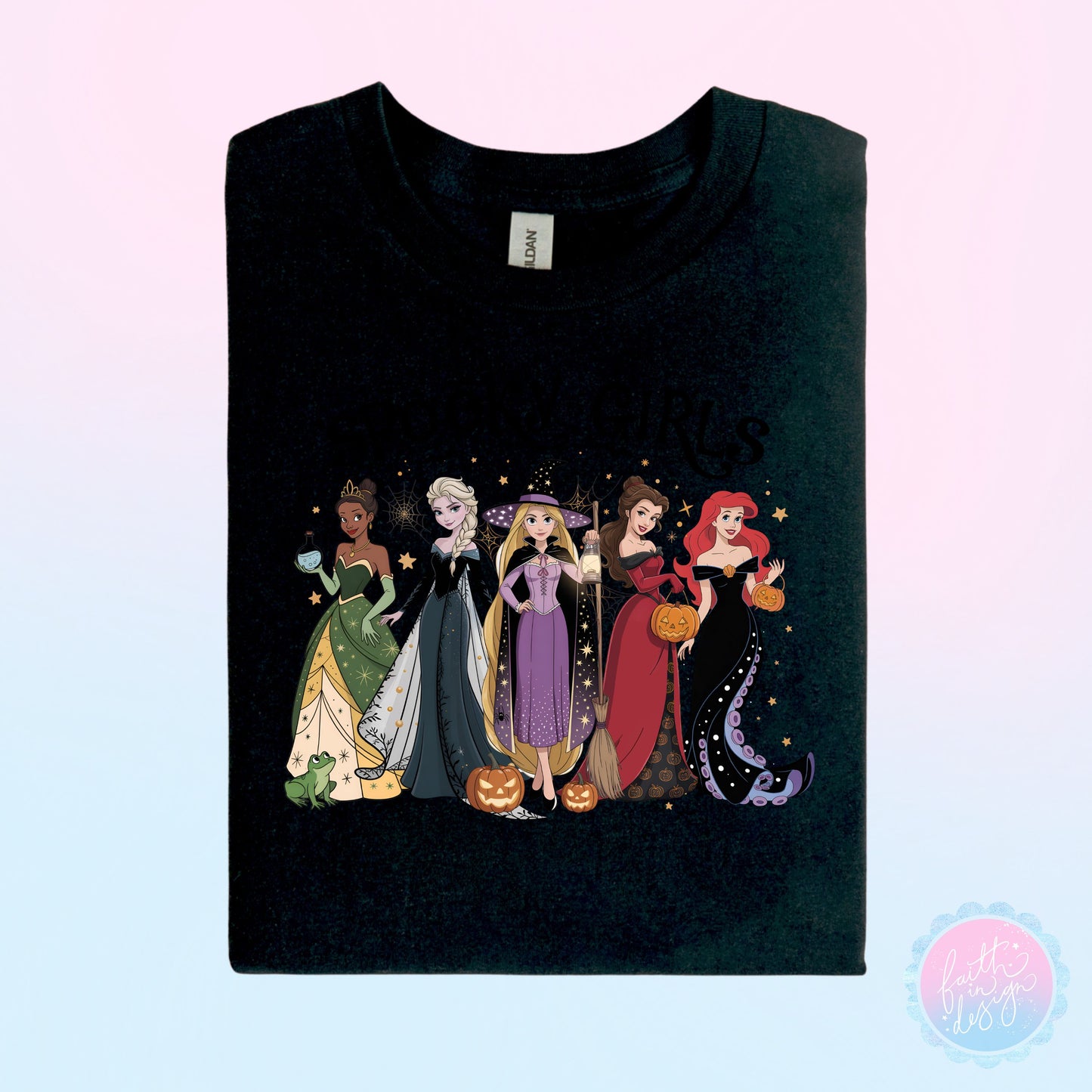 Halloween Boo-tiful Princesses T-Shirt