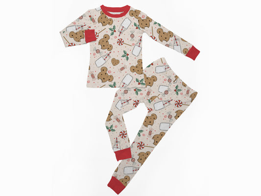 Cookies and Milk Adults Pyjamas - Womens and Mens