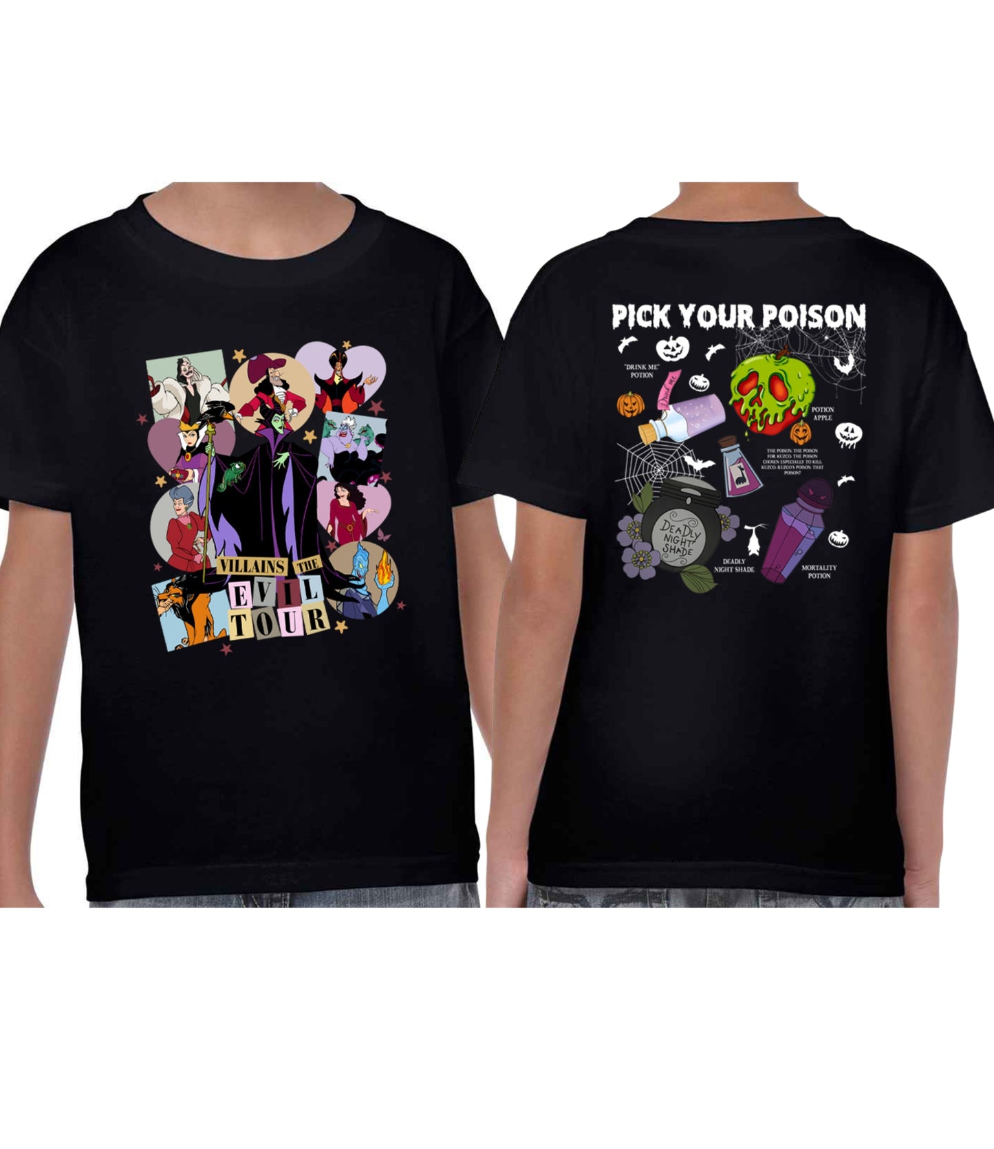 HALLOWEEN 2024: The Evil Tour/Pick Your Poison Kids T-Shirt
