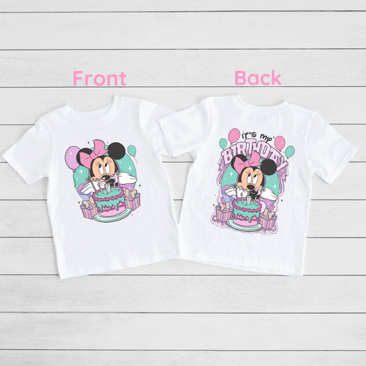 'It's My Birthday' Minnie Mouse T-Shirts: Kids Sizes