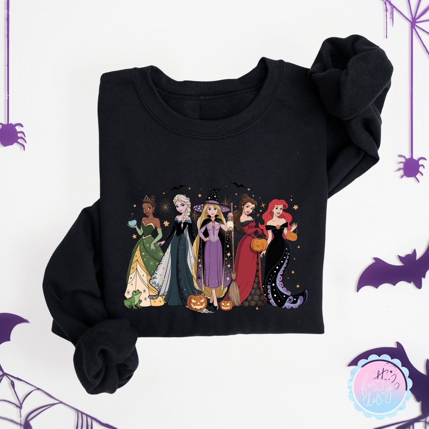 Halloween Boo-tiful Princesses Sweatshirt