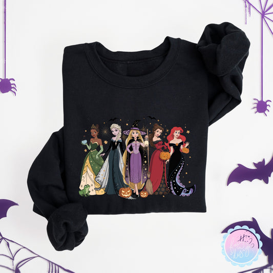 Halloween Boo-tiful Princesses Sweatshirt