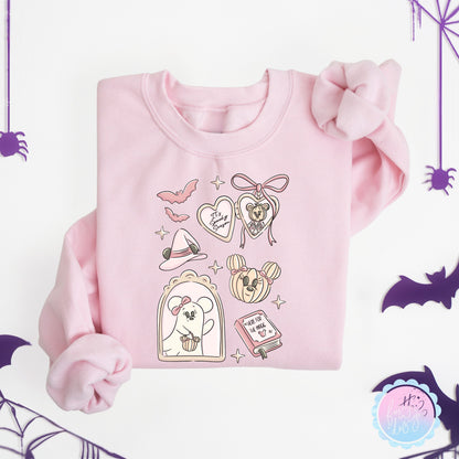 Pink Pretty Ghosts Sweatshirt