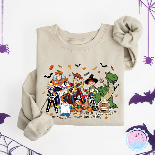 Halloween Toy Friends Friends Sweatshirt