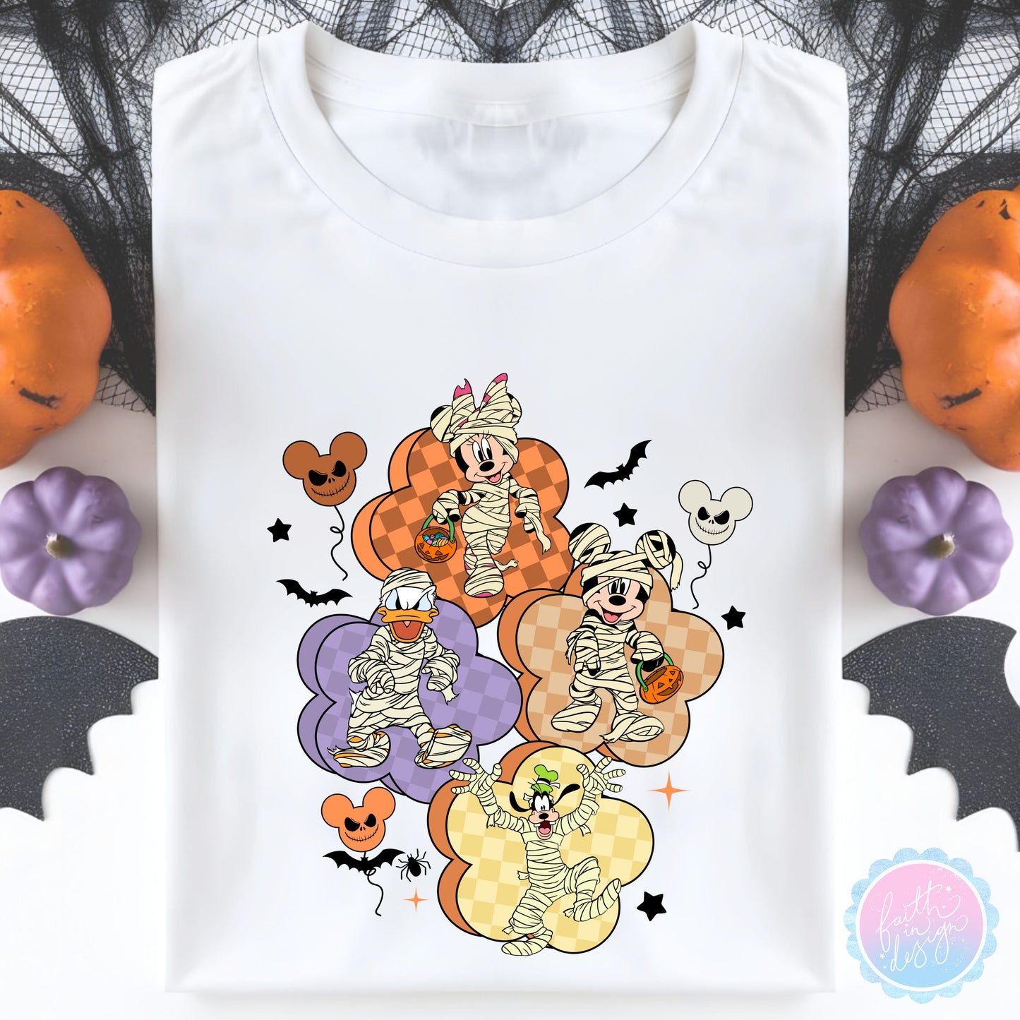 Halloween Mummified Mickey Mouse & Friends T-Shirt