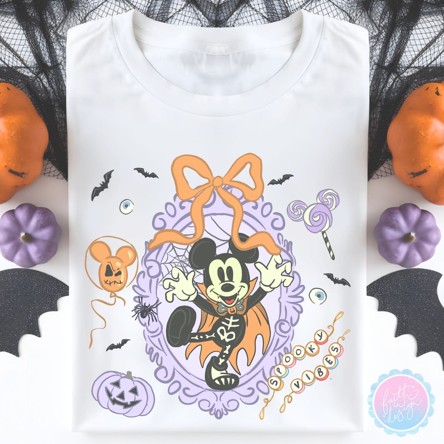 Halloween Boo-tiful Mickey T-Shirt