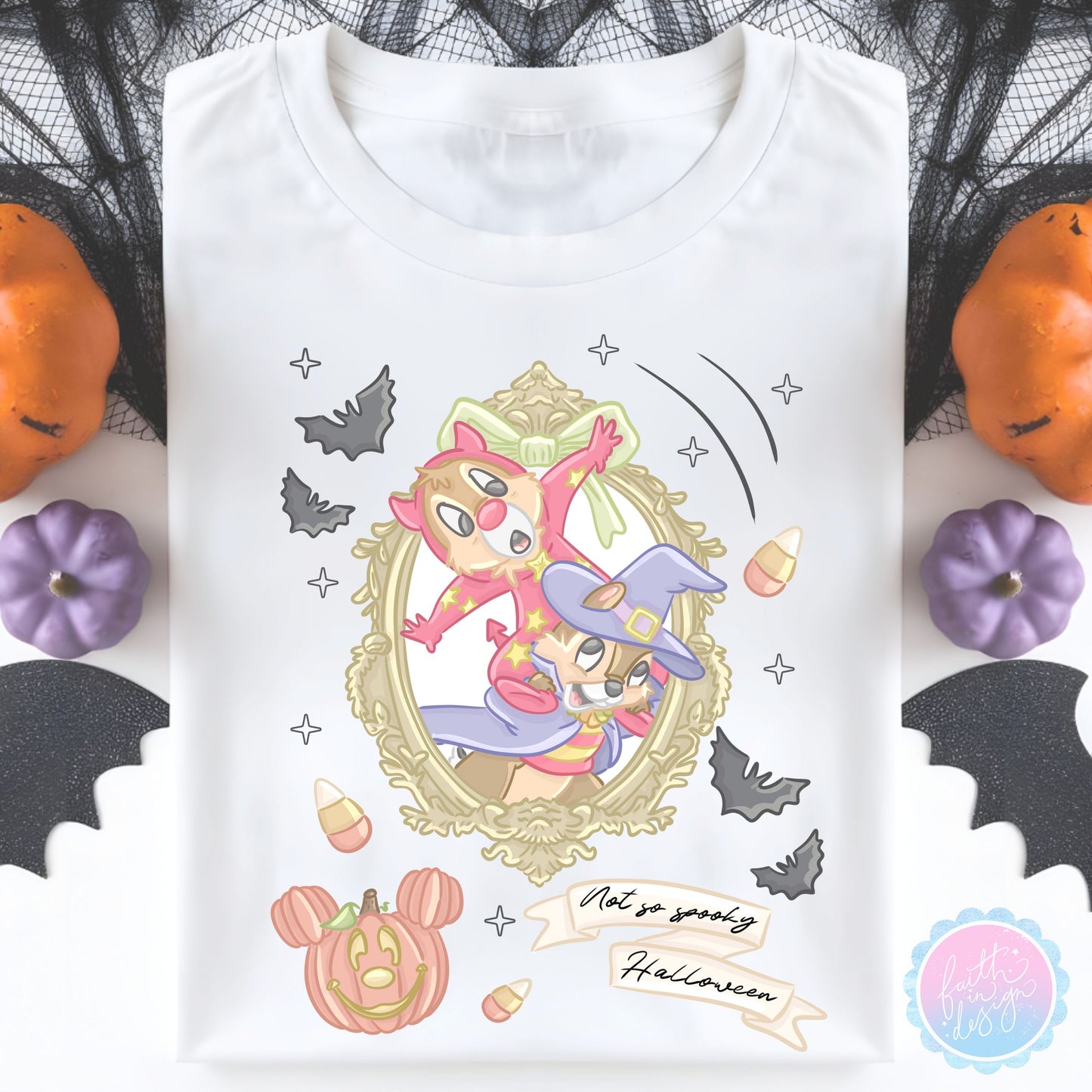 Spooky Chip 'n' Dale T-Shirt