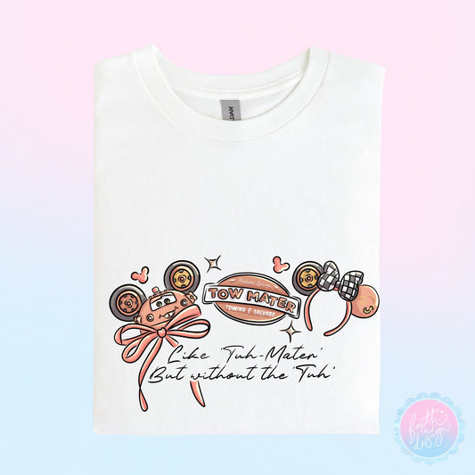 Cars Mater “Like Tuh Mater” Ear Design T-Shirt