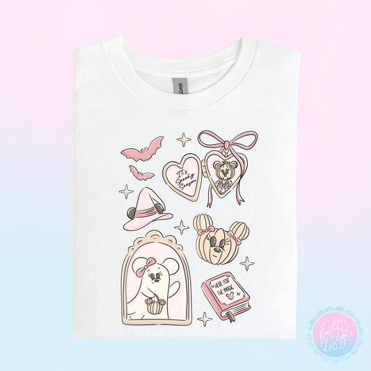 Pink Pretty Ghost T-Shirt