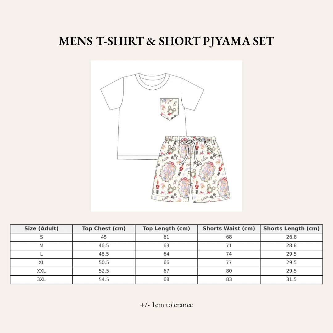 PRE-ORDER ONLY: Magical Christmas Castle Pyjamas: Kids and Adult Sizes