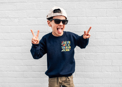 Toy Friends 'You've Got A Friend In Me' Double Sided Navy Jumper: Kids