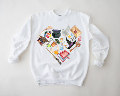Magical School of Witchcraft and Wizardry Bodysuit, Sleepsuit, T-Shirt or Jumper