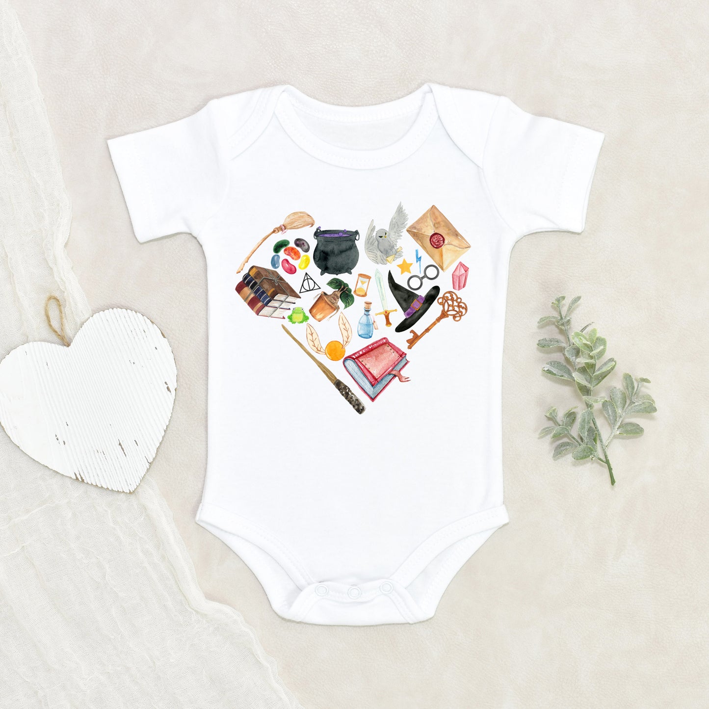Magical School of Witchcraft and Wizardry Bodysuit, Sleepsuit, T-Shirt or Jumper