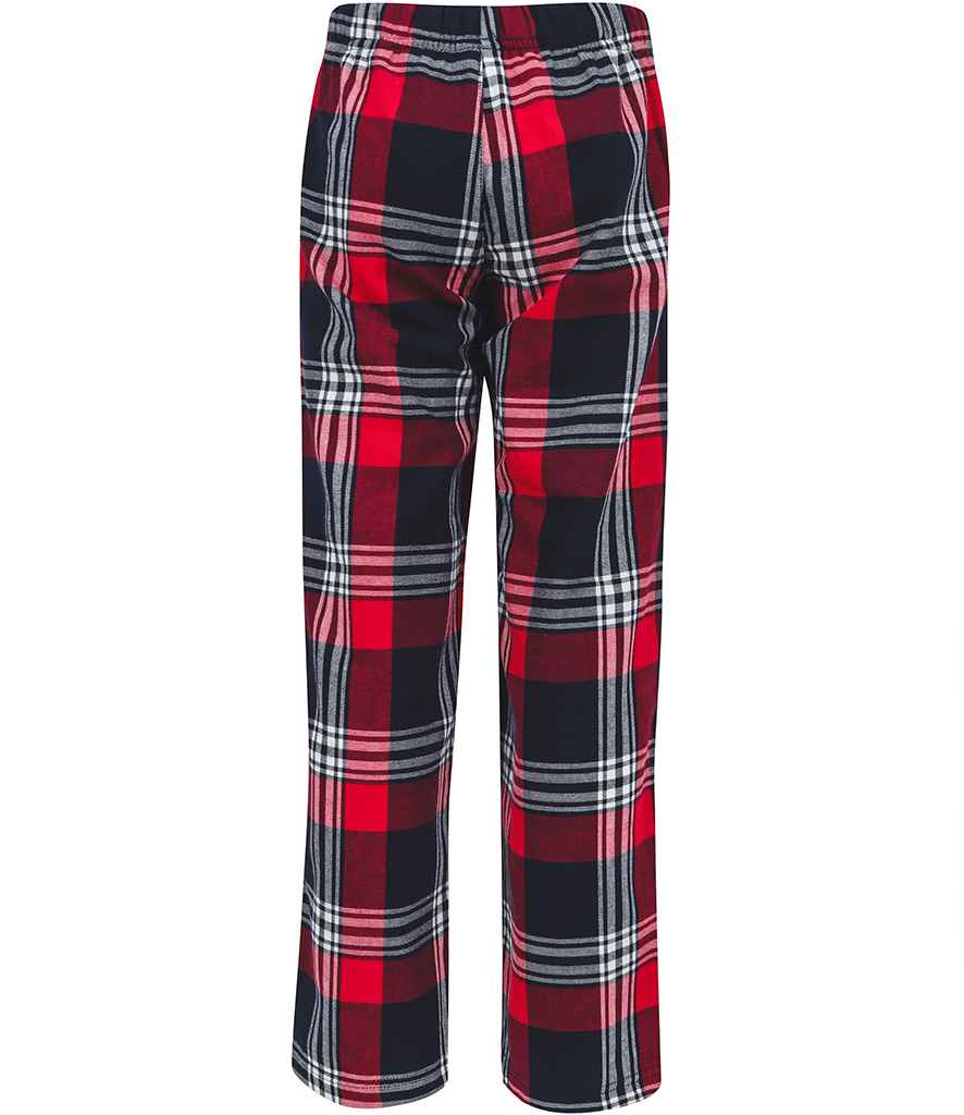Red and Navy Tartan Baby and Kids Pyjama Bottoms