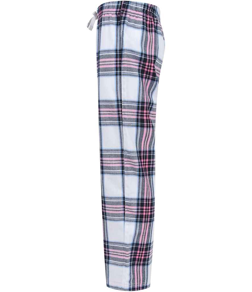Pink and White Tartan Baby and Kids Pyjama Bottoms