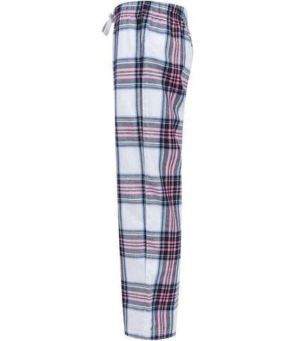Pink and White Tartan Baby and Kids Pyjama Bottoms