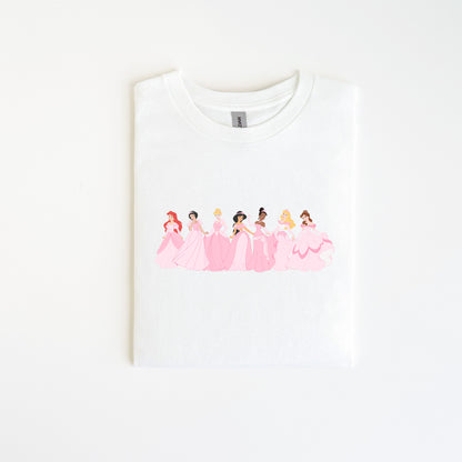 Adult's Pink Princesses T-Shirt