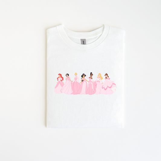 Adult's Pink Princesses T-Shirt