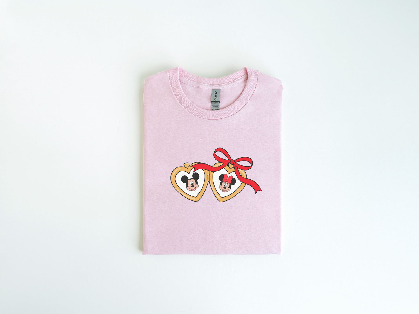 Mouses in Love Heart Locket Kids T-Shirt