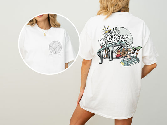 Epcot Double Sided Print T-Shirt
