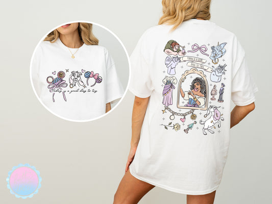 Hunchback of Notre Dame Design - Double Sided Print T-Shirt