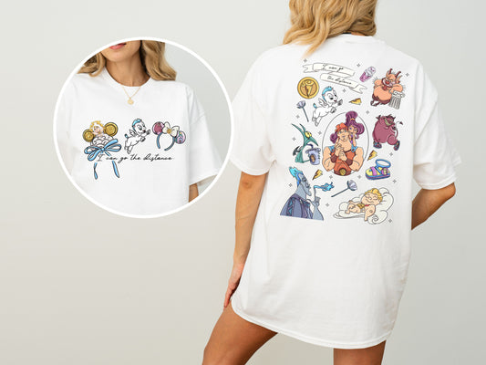 Hercules Ears 'I Can Go The Distance' Double Sided T-Shirt, Sweatshirt or Hoodie