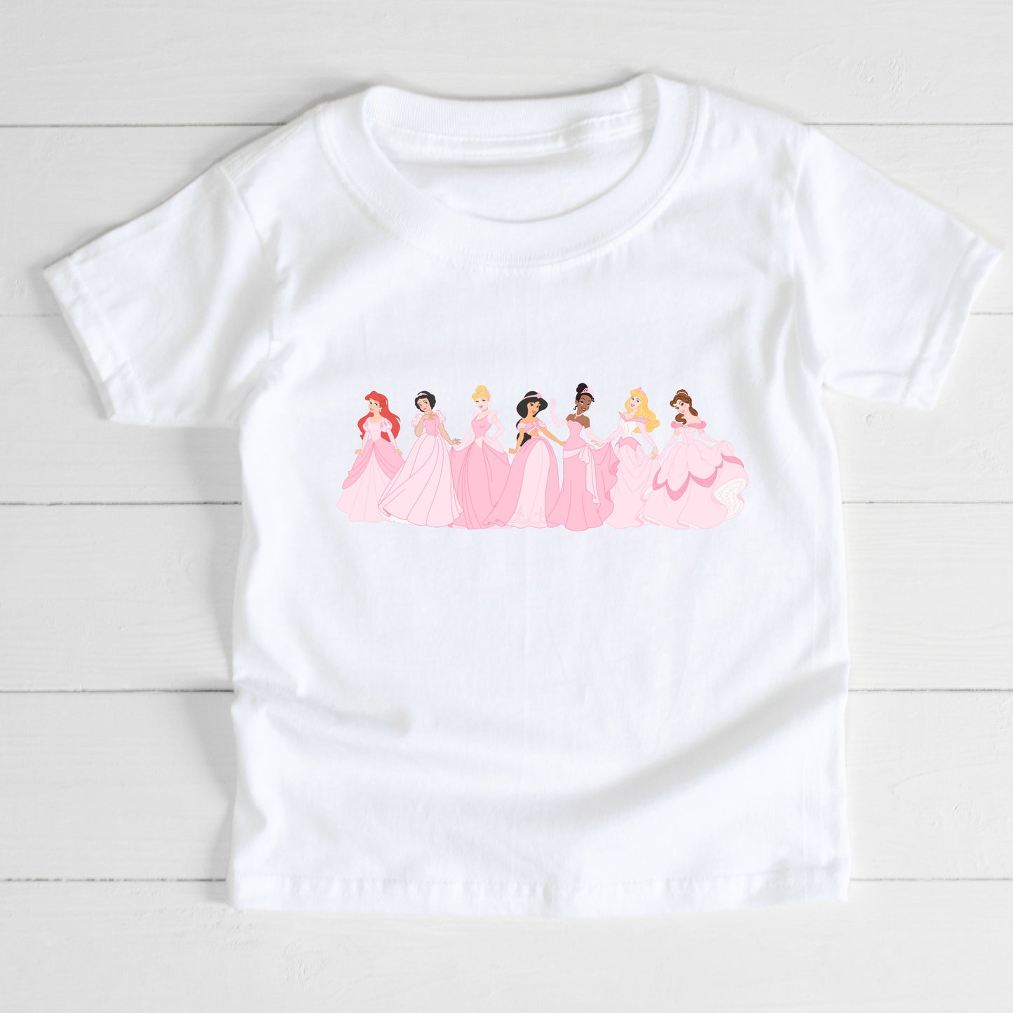 Kids Pink Princesses T-Shirt