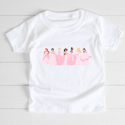 Kids Pink Princesses T-Shirt